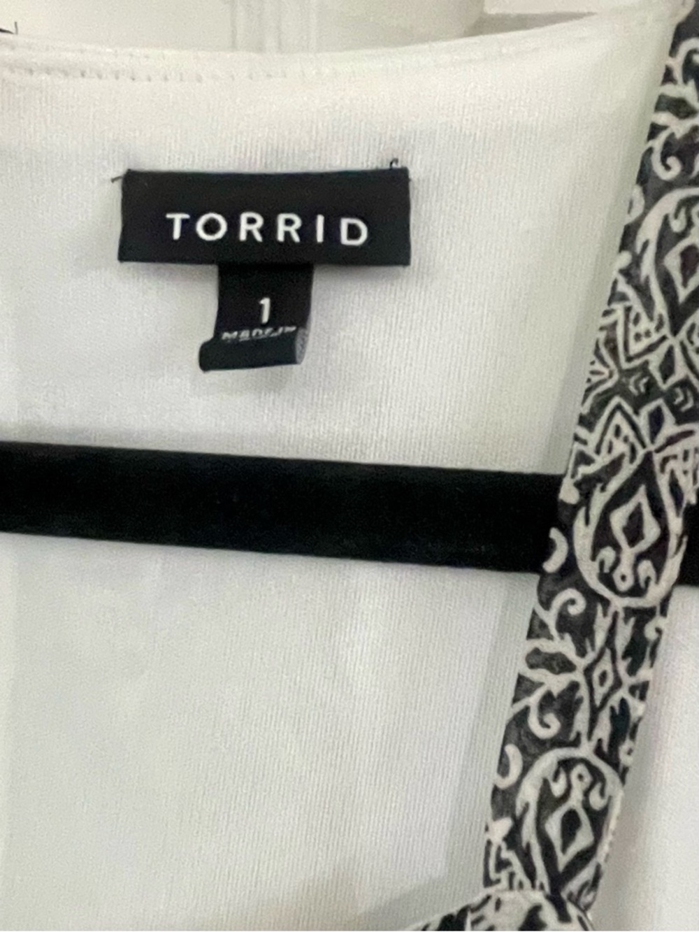 Torrid 1 Black And White Maxi Dress - Picture 7 of 9
